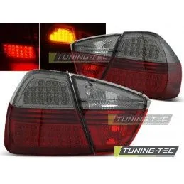 LED TAIL LIGHTS RED SMOKE fitsBMW E90 03.05-08.08, Serie 3 E90/E91