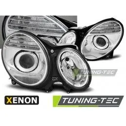 XENON HEADLIGHTS CHROME fits MERCEDES W211 E-KLASA 03.02-04.06, Classe E W211