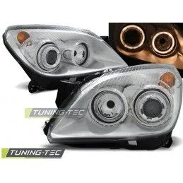 OPEL ASTRA H 03.04-09 ANGEL EYES CHROME, Astra H