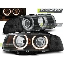 HEADLIGHTS ANGEL EYES BLACK fits BMW E38 06.94-08.98, Serie 7 E38 