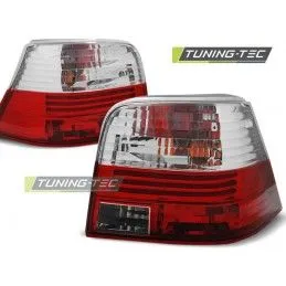 TAIL LIGHTS RED WHITE fits VW GOLF 4 09.97-09.03, Golf 4