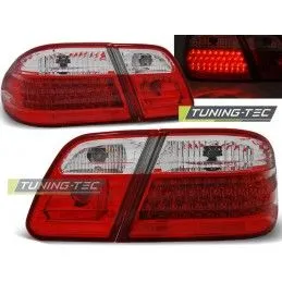 LED TAIL LIGHTS RED WHITE fits MERCEDES W210 95-03.02, Classe E W210