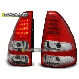 TOYOTA LAND CRUISER 120 03-09 RED WHITE LED, Land Cruiser