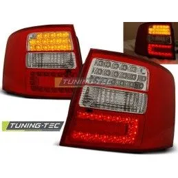 LED TAIL LIGHTS RED WHITE fits AUDI A6 05.97-05.04 AVANT, A6 4B C5 97-04