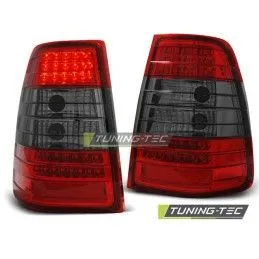 LED TAIL LIGHTS RED SMOKE fits MERCEDES W124 E-KLASA KOMBI 09.85-95, Classe E W124