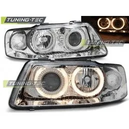 HEADLIGHTS ANGEL EYES CHROME fits AUDI A3 09.00-05.03, A3 8L 96-03