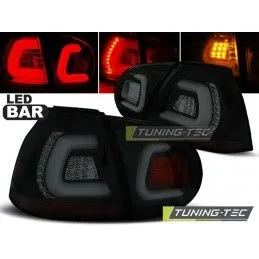 LED BAR TAIL LIGHTS BLACK SMOKE fits VW GOLF 5 10.03-09, Golf 5