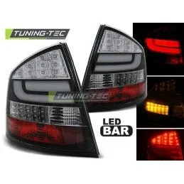 LED BAR TAIL LIGHTS BLACK fits SKODA OCTAVIA II SEDAN 04-12, Octavia II 04-13