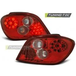 PEUGEOT 307 04.01-07 RED WHITE LED, 307