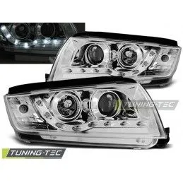 HEADLIGHTS DAYLIGHT CHROME fits SKODA FABIA 12.99-08, Fabia I 99-07