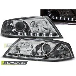 XENON HEADLIGHTS DAYLIGHT CHROME fits SKODA OCTAVIA 2 03.04-08, Octavia II 04-13