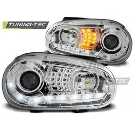 HEADLIGHTS DAYLIGHT CHROME fits VW GOLF 4 09.97-09.03, Golf 4