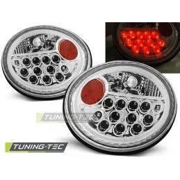 LED TAIL LIGHTS CHROME fits VW NEW BEETLE 10.98-05, New Beetle