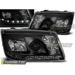 HEADLIGHTS DAYLIGHT BLACK fits VW BORA 09.98-05.05, Eclairage Volkswagen