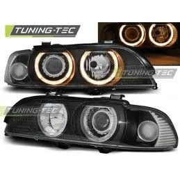 HEADLIGHTS ANGEL EYES BLACK fits BMW E39 09.95-06.03, Serie 5 E39