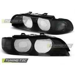 HEADLIGHTS BLACK SMOKE D2S fits BMW E39 95-00, Serie 5 E39