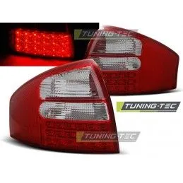 LED TAIL LIGHTS RED WHITE fits AUDI A6 05.97-05.04 SEDAN, A6 4B C5 97-04