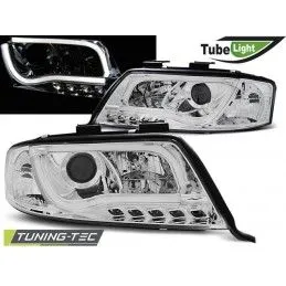 HEADLIGHTS TUBE LIGHT CHROME fits AUDI A6 05.97-05.01, A6 4B C5 97-04