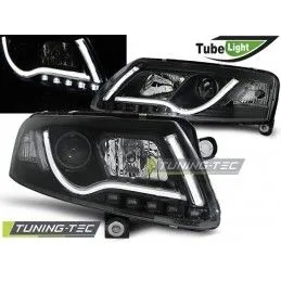 HEADLIGHTS TUBE LIGHT BLACK fits AUDI A6 C6 04.04-08, A6 4F C6 04-10