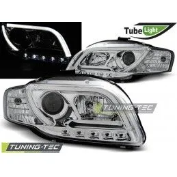 HEADLIGHTS TUBE LIGHT CHROME fits AUDI A4 B7 11.04-03.08, A4 B7 04-08