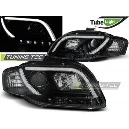 HEADLIGHTS TUBE LIGHT BLACK fits AUDI A4 B7 11.04-03.08, A4 B7 04-08