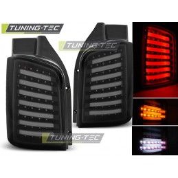 LED TAIL LIGHTS SMOKE BLACK fits VW T5 04.03-09 / 10-15, T5