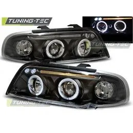 HEADLIGHTS ANGEL EYES BLACK fits AUDI A4 11.94-12.98, A4 B5 94-01