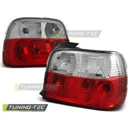 TAIL LIGHTS RED WHITE fits BMW E36 12.90-08.99 COMPACT, Serie 3 E36 Berline/Compact