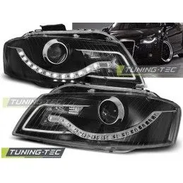 HEADLIGHTS DAYLIGHT BLACK fits AUDI A3 8P 05.03-03.08, A3 8P 03-08