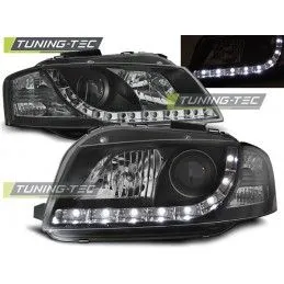 HEADLIGHTS DAYLIGHT BLACK fits AUDI A3 8P 05.03-03.08, A3 8P 03-08