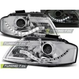 HEADLIGHTS DAYLIGHT CHROME fits AUDI A3 8P 05.03-03.08, A3 8P 03-08