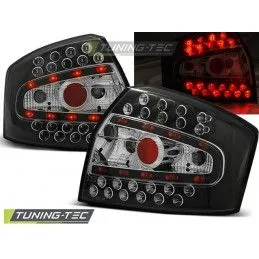 LED TAIL LIGHTS BLACK fits AUDI A4 8E 10.00-10.04 SEDAN, A4 B6 00-05