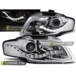 HEADLIGHTS DAYLIGHT CHROME fits AUDI A4 B7 11.04-03.08, A4 B7 04-08