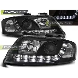 HEADLIGHTS DAYLIGHT BLACK fits AUDI A6 06.01-05.04, A6 4B C5 97-04