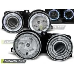 HEADLIGHTS ANGEL EYES CHROME fits BMW E30 11.82-06.94, Serie 3 E30