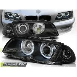 HEADLIGHTS ANGEL EYES CCFL BLACK fits BMW E46 05.98-08.01 S/T, Serie 3 E46 Berline/Touring