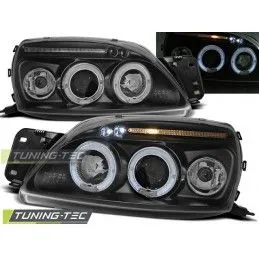 FORD FIESTA MK5 09.99-04.02 ANGEL EYES BLACK, Eclairage Ford