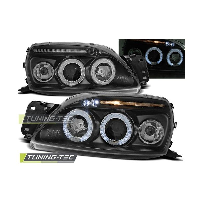 FORD FIESTA MK5 09.99-04.02 ANGEL EYES BLACK, Eclairage Ford