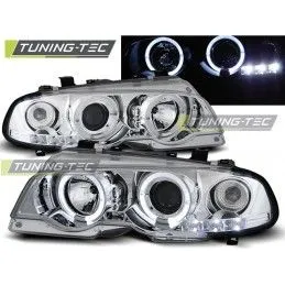 HEADLIGHTS ANGEL EYES CHROME fits BMW E46 04.99-03.03 COUPE , Serie 3 E46 Coupé/Cab