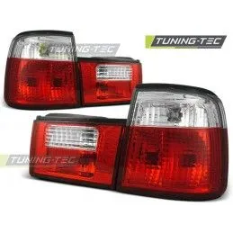 TAIL LIGHTS RED WHITE fits BMW E34 02.88-12.95, Serie 5 E34