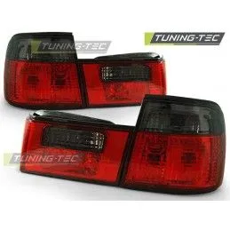 TAIL LIGHTS RED SMOKE fits BMW E34 02.88-12.95 SEDAN, Serie 5 E34