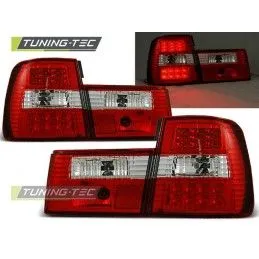 LED TAIL LIGHTS RED WHITE fits BMW E34 02.88-12.95 SEDAN, Serie 5 E34