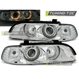 HEADLIGHTS ANGEL EYES CHROME fits BMW E39 09.95-06.03, Serie 5 E39