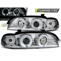 HEADLIGHTS ANGEL EYES CHROME fits BMW E39 09.95-05.03, Serie 5 E39