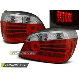 LED TAIL LIGHTS RED WHITE fits BMW E60 07.03-07, Serie 5 E60/61