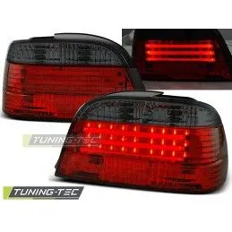 LED BAR TAIL LIGHTS RED SMOKE fits BMW E38 06.94-07.01, Serie 7 E38 