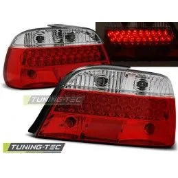 LED TAIL LIGHTS RED WHITE fits BMW E38 06.94-07.01, Serie 7 E38 