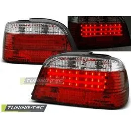 LED BAR TAIL LIGHTS RED WHIE fits BMW E38 06.94-07.01, Serie 7 E38 