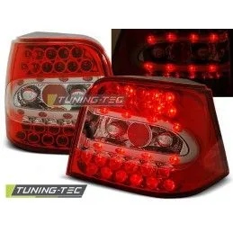 LED TAIL LIGHTS RED WHITE fits VW GOLF 4 09.97-09.03, Golf 4