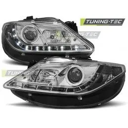 HEADLIGHTS DAYLIGHT CHROME fits SEAT IBIZA 6J 06.08-12, Ibiza 6J 08-17